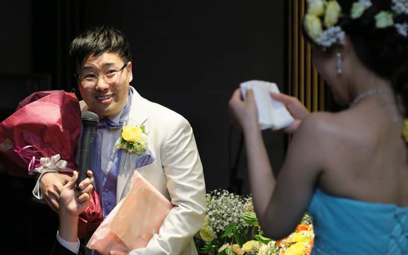 新郎様の優しさがつまった感動のサプライズ