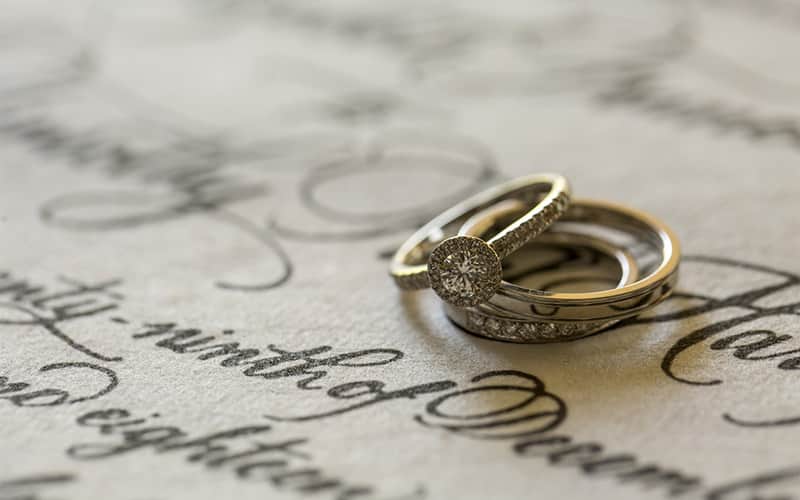 永遠の輝きを誓いとともに閉じ込めるブライダルリング