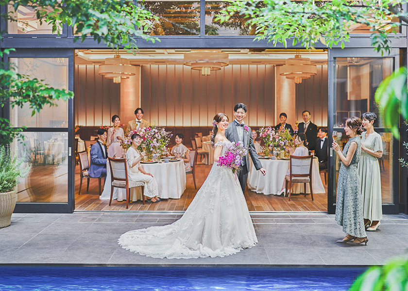 オーセンティックでモダンなパーティ会場